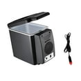 thumbnail image 3 of Esquirla Mini Fridge 6L Food Compact Office Can Small Car Refrigerator Freezer Single Hole, 3 of 8