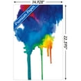 thumbnail image 3 of Bold Color - Rainbow Watercolor Wall Poster, 14.725" x 22.375", 3 of 3