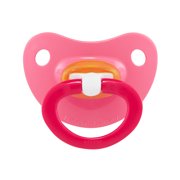 NUK Latex Orthodontic Pacifiers, Girl, 6-18 months, 2-Pack