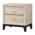 thumbnail image 2 of 2 Nightstand With Sleek Handles For Living Area Simple Style Stable Construction Bedroom, 2 of 2