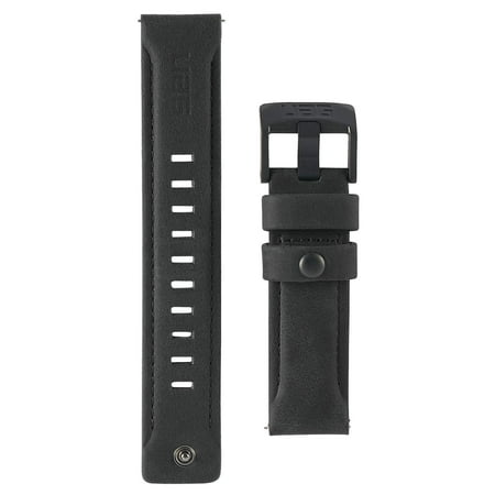 UAG - Leather Watch Strap for Samsung Galaxy Watch Series 46mm - Black