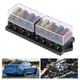 thumbnail image 4 of Portafusibles Higoodz Caja de hoja Bloque 8 vías DC 12V 15A Accesorio de coche, 4 of 7