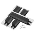 thumbnail image 1 of Miangastore Strike Plates For Exterior Doors Silver 3Pcs 5.1X1.7X0.8In, 1 of 8