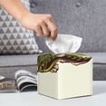 thumbnail image 6 of Fuzoiu Largemouth Bass Fish (3) Print Tissue Box Cover Holder, Square Leather Tissue Box,PU Leather Decorative Organizer for Tabletop, Bathroom, Car, Office, 6 of 7