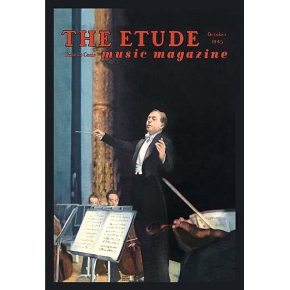 The Etude: October 1945-Fine Art Canvas Print (20" x 30")