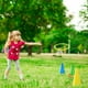 thumbnail image 1 of Juego de lanzamiento de aros 3 en 1 para niños al aire libre, con forma de cono de tráfico, para lanzar en carnaval, juegos al aire libre en el jardín y en el patio, 1 of 8