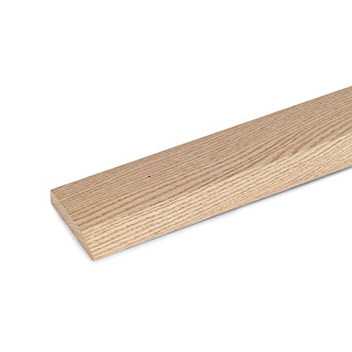 Randall 2.5" X 5/8" Butt Up Threshold - 3 Feet Long, Pre-Finished Natural, Includes Nails
