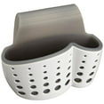 thumbnail image 1 of Casabella Sink Sider Faucet Caddy Sponge Holder,White & Grey, 1 of 5