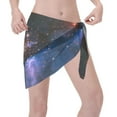 thumbnail image 7 of Womens Nasa Zodiac Signs Coverups Beach Short Sarong Sheer Chiffon Cover Up Bikini Wraps, 7 of 7