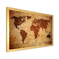 thumbnail image 2 of Designart 'Ancient World Map XI' Vintage Framed Art Print, 2 of 4