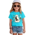 thumbnail image 6 of 13-14 Years Girl Halloween Printed Short Sleeved Top Halloween T-Shirt Party Gift Fashion Party Tees, 6 of 7