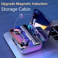 thumbnail image 4 of A9 TWS CVC8.0 and DSP Dual Noise Cancelling Bluetooth Earphone with Magnetic Charging Box & LED Digital Display, Support Touch & HD Call & Siri & Power Bank, A9, 4 of 4