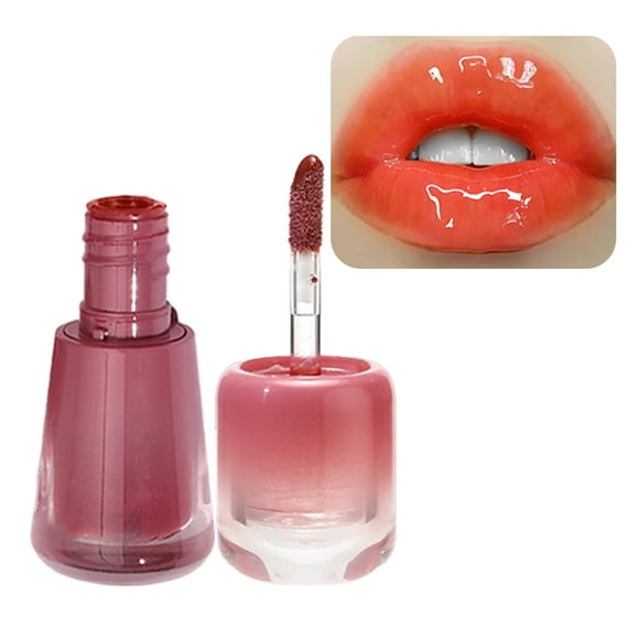 Clearance!DHALL Lip Butters Lip Titnt Water Gel Lip Stain With Glowy Moisturizing Finish Buildable Gloss Long Lasting Comfort 3ml