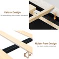 thumbnail image 2 of Bingirl Queen - Sized Platform Bed Frame: Lighted, Upholstered with 4 Storage Drawers and Headboard. No Box Spring Required. Wooden Slats Support, Noise - Free & Easy to Assemble. Beige Color, 2 of 8