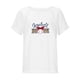 thumbnail image 4 of Blusa de manga corta con estampado regular de flecos y cuello redondo de algodón y cáñamo para mujer OAVQHLG3B Store  lin121212, 4 of 5