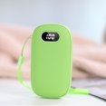 thumbnail image 1 of 1 Pcs Mini Hand Warmer USB Power Bank, Two-In-One Double-Sided Heating Portable Digital, For Outdoor, Golf, Winter Gift, 1 of 9