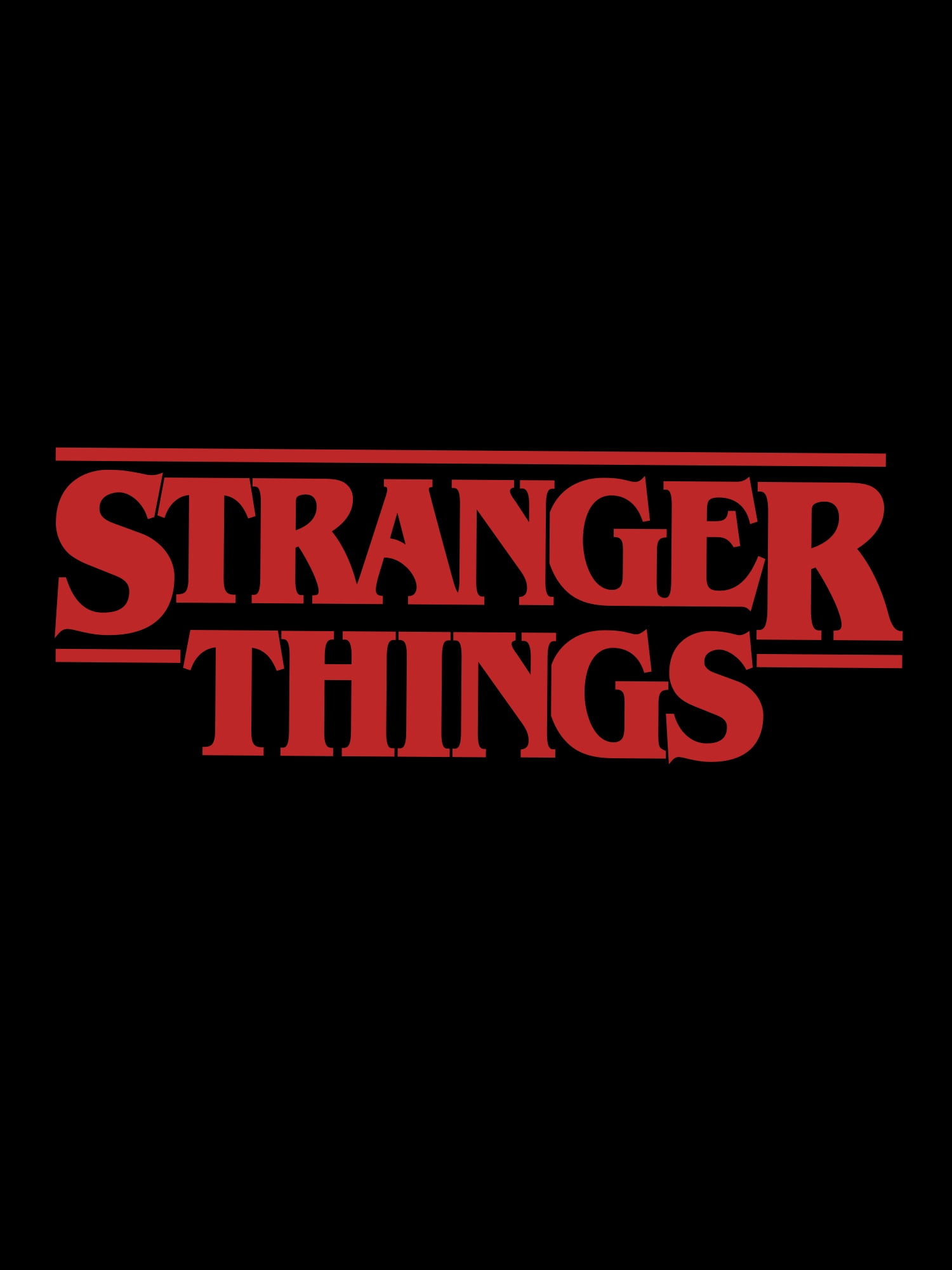 Netflix Stranger Things Men's Logo Long Sleeve Graphic Hoodie Sweatshirt with Pocket