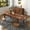 Walnut, variant on GAKMCIL Multifunctional extendable Dining table for 6-10 People, 106.5"(L) x 35.43"(W) x 30"(H), Up to 106.3" - Easy Assembly, Modern Rectangle Dining table for Living Room & Dining Furniture(Walnut)