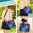 thumbnail image 5 of FORMRS Insulated Lunch Bag Unisex Large Capacity with Shoulder Strap, Galaxy Pattern, 5 of 6