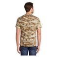 thumbnail image 2 of Port & Company Men's 5.4-oz 100% Cotton Camo Tee Shirt Desert Camo Small, 2 of 6