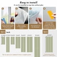 thumbnail image 6 of Sage Green Window Privacy Film, Farmhouse Sage Green Decor Static Cling UV Sun Blocking Heat Control Window Tint Day and Night, Non-Adhesive Reusable One Way Windows Privacy Cover 17.7''x78.7'', 6 of 7