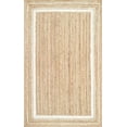 thumbnail image 2 of Indian Handmade Braided Pure Jute with White Design Area Rugs , Floor Decor Carpet Size 2 x 12 Feet ( 60 cm x 360 cm ), 2 of 5