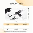 thumbnail image 5 of Pofeuu Monochrome Flying Ravens Print Colorful Yard Festival Banner Sign Party Outdoor & Indoor Party Decoration Banne Festival Yard Sign-Medium, 5 of 8