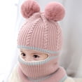 thumbnail image 3 of Minnieouse Gorro bonito tejido para bebé, gorro elegante y cómodo con pompón, gorros de invierno para niños, suaves Sombreros Gris, 3 of 6