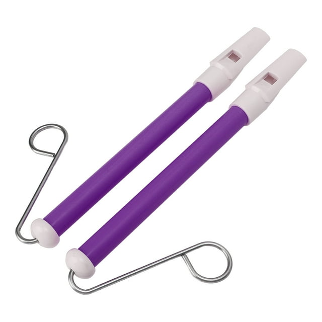 Slide Whistle Instrument, Lovely Color ABS Metal Mouth Shape Design Simple To Play Slide Whistle For Early Enlightment Pink,Purple,Blue