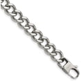 thumbnail image 2 of Chisel Stainless Steel Polished Curb Bracelet - 8.5", 2 of 7