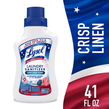 Lysol Laundry Sanitizer, Crisp Linen, Eliminates Odors and Kills Bacteria