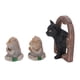 thumbnail image 3 of Adornos para gatos, 3 piezas de adornos de tuza, adornos de jardín, adornos de tuza confiables y duraderos, 3 of 9