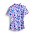 thumbnail image 2 of SCALES The Flamingo Womens Short Sleeve Polo Navy, Small, 2 of 4