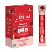Ultima Replenisher, Electrolyte Drink Mix Packets, Sugar Free Daily Hydration Powder, Cherry Pomegranate, 8 Count Stickpacks