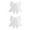 White, variant on 12 Pieces 5" Christmas Glitter Bow Large Christmas Tree Bows Christmas Party Decorations Shiny Bow Xmas Ribbon Bows for Wreath Garland Ornaments Gift DIY Decor