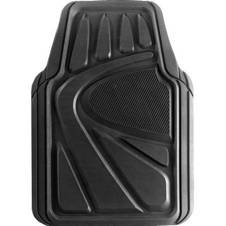 Kraco 4pc Best Rubber Floor Mats, Black