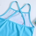 thumbnail image 5 of GYRATEDREAM Girls Swimsuits One-Piece Bathing Suits Kids Sport Athletic Swimsuit Beach Swimwear with Cap, 5 of 7