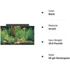 SeaClear 50 gal Acrylic Aquarium Combo Set, 36 by 15 by 20", Black Black 50 gal Rectangular