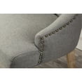 thumbnail image 4 of Grey Button Tufted Chairs with Wingback Design / Set of 2 for Dining, 4 of 4