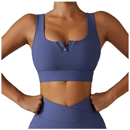 

Vest Top For Women Women s Sports Yoga Bra Beautiful Back Sports Underwear Wearing Fitness Yoga Clothes Skinny Fit Workout Street Wear Blue XL