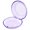 Purple, variant on KMSS Transparent Braces Storage Box Dustproof Magnetic Clasp Sealed Retainer Case Mouth Guard Case Retainer Removal Tool And Brush Container