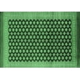 thumbnail image 1 of Ahgly Company Indoor Rectangle Oriental Emerald Green Industrial Area Rugs, 7' x 10', 1 of 4