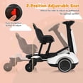 thumbnail image 4 of Coelon 6V Kids Ride in Drift Car, Electric Drift Kart, 360° Rotation, 2 Adjustable Heights, 5 Wheels, 3 MPH Max Speed, Harness, Portable Handle, 4 of 7