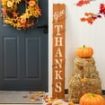 thumbnail image 2 of Glitzhome  Thanksgiving Wooden Scarecrow Porch Sign Decor "THANKS" 52"H, 2 of 5