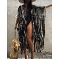 thumbnail image 3 of Bsubseach One Size Open Front Viscose Kimono Beach Swimsuit Cover-Up for Women, 3 of 11