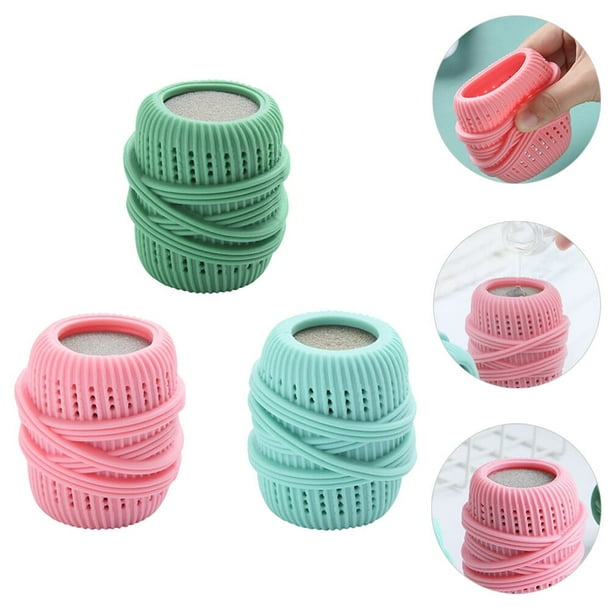 Bolas de lavado para lavadora LongYTong, dispensador de bolas de suavizante, bolas de lavado para dispensador de suavizante (3 unidades)