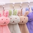 thumbnail image 3 of MesaSe 2 Pcs Mignon Dessin Animé Rabbit Tête Serviette Absorbante en Corail, 3 of 10