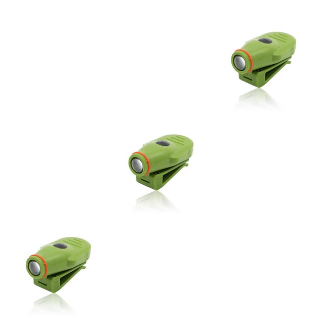 Soidarity Sombreros de luz LED montados en la tapa Lámpara con clip Faros delanteros Actividades Faros Linterna Suministros para lectura Greeb Type1 NO1 Soidarity CBP191991