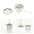 thumbnail image 3 of 1Set Tea Infuser Tea Leaves Strainer Stainless Steel Tea Filter for Loose Tea Silver, 3 of 9