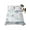 white Turquoise Gray, variant on Blue Beige Coastal Flat Sheet Only Twin Size, Soft Breathable Bed Top Sheets for Mattress, Summer Beach Starfish Coral Nautical Luxury Bedding Flat Sheets for Home Hotel Bedroom Bed Protection